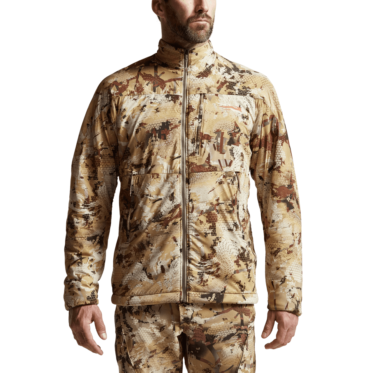 Fishing tackle rigid rack-'Sitka' Men's Ambient Jacket - Optifade Waterfowl Marsh