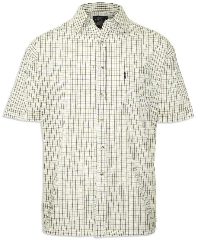 Fishing hook durable hook-Champion Tattersall Short Sleeved Shirt