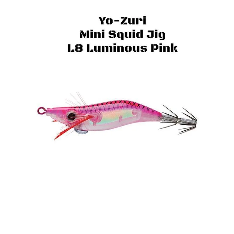 Fishing reel freshwater combo-Yo-Zuri Mini Squid Jig Lure