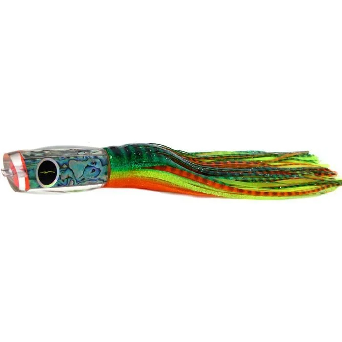 Fishing line smooth steady-Black Bart 1656 Angle Medium Heavy Tackle Lure - Green Orange Tiger/Yellow Tiger