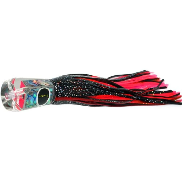 Fishing line knot tension-Black Bart Cairns Prowler Medium Tackle Lure - Black/Pink