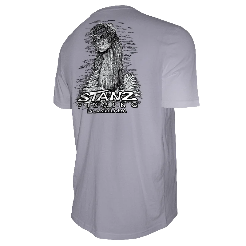 Fishing reel smooth reach-Men's Short Sleeve Tee - STANZ Jumping Tarpon