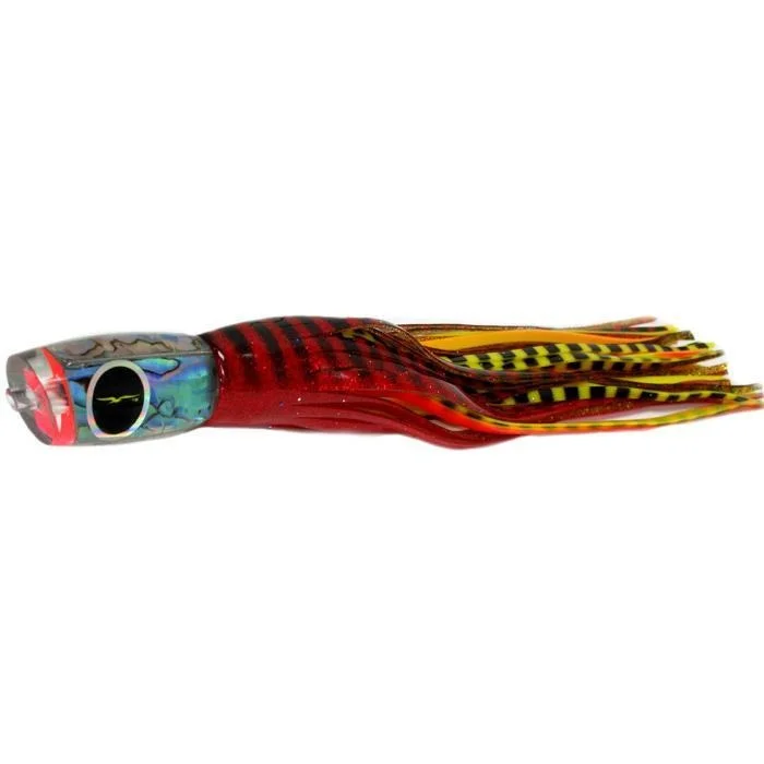 Fishing rod ceiling storage-Black Bart Mini 1656 Angle Medium Tackle Lure - Red Black Tiger/Yellow Black Tiger