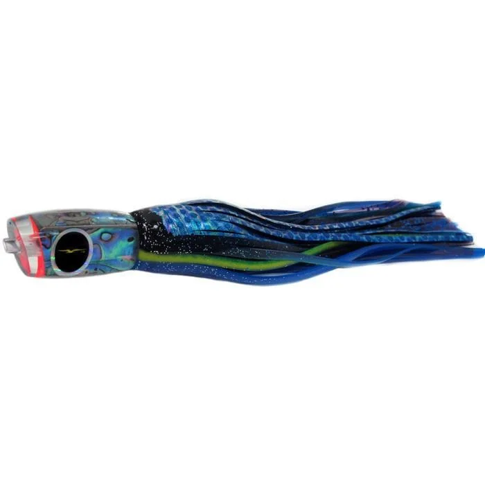 Fishing bait live trap-Black Bart Mini 1656 Angle Medium Tackle Lure - Black Blue Dot/Purple Fleck