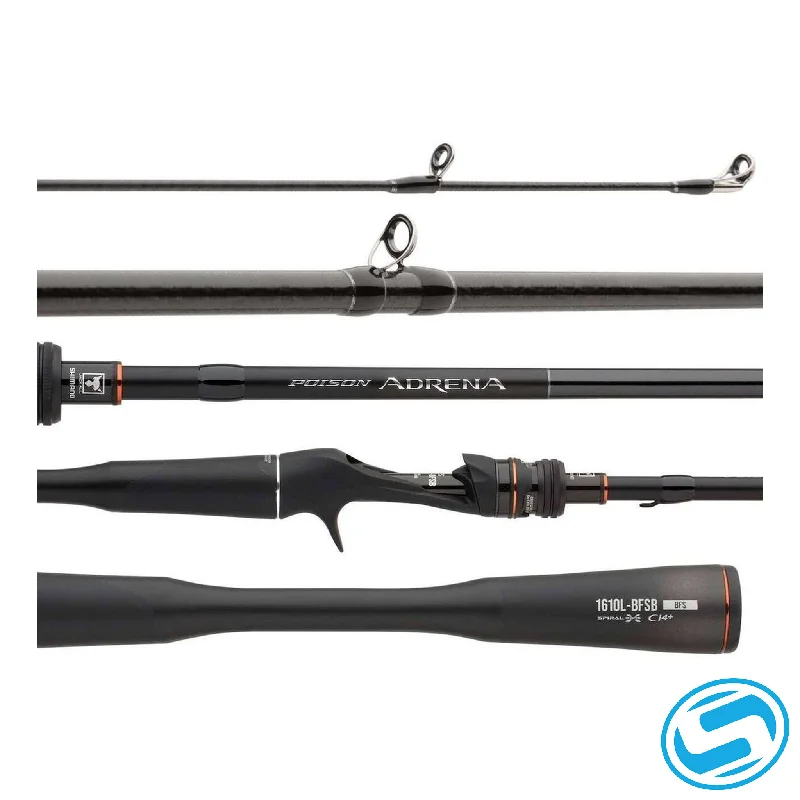 Fishing line smooth stability-Shimano Poison Adrena Casting Rod