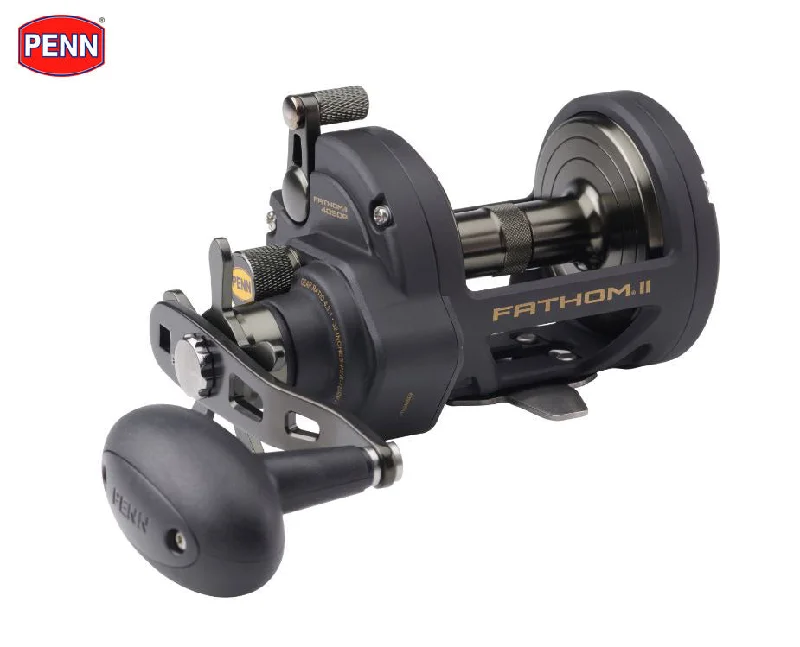 Fishing hook durable line-New PENN® Fathom® II 40 Star Drag Power Multiplier Reel - 1505239