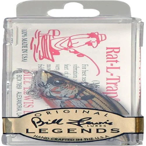 Fishing hook fine shank-Bill Lewis Rat-L-Trap Mini-Trap (MT) 1/4oz 37 BLEEDING SHINER - MT 37 BLEEDING SHINER