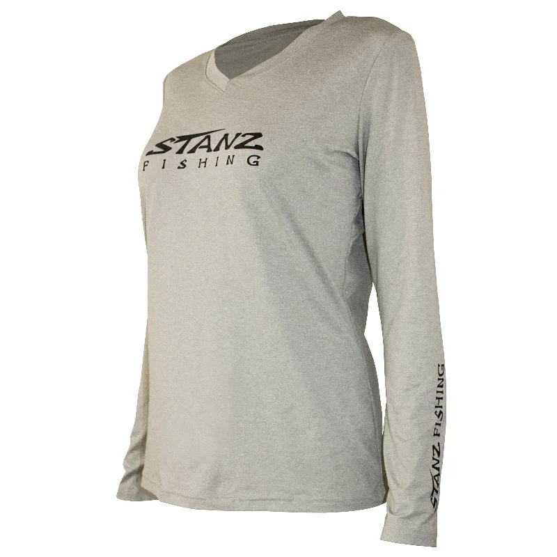 Fishing line smooth reach-STANZ Logo Women's Performance Long Sleeve