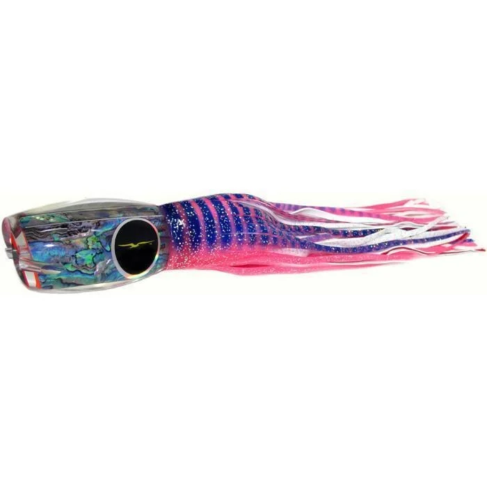 Fishing bait live trap-Black Bart Blue Breakfast Heavy Tackle Lure - Pink Tiger/White