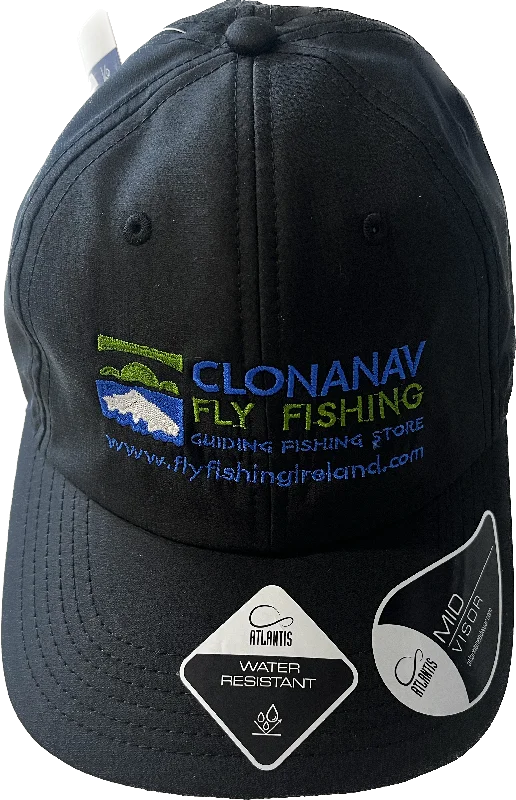 Fishing hook glow shank-Clonanav Water Resistant Cap - Black