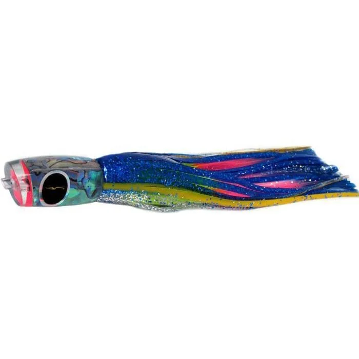 Fishing bait scent injector-Black Bart Mini 1656 Angle Medium Tackle Lure - Blue Yellow/Rainbow