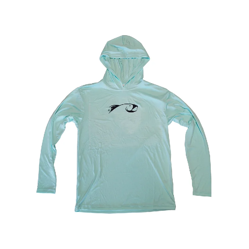 Fishing bait live mount-Sun Hoodie - Sea Foam - Wes Ashcraft Custom