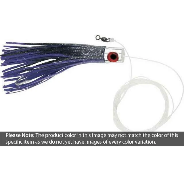 Fishing hook fine tip-Boone All Eye Rigged Trolling Lure Dark Blue/Silver - 60 Dark Blue/Silver