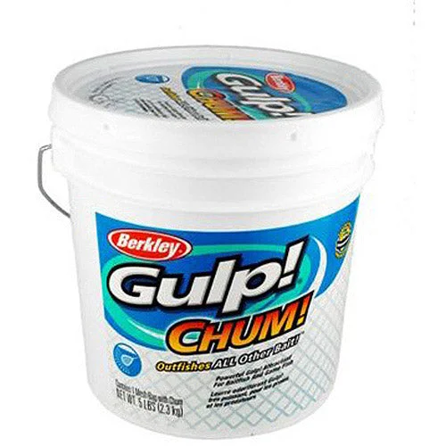 Ice fishing rod holder-Berkley Gulp! Chum Bucket