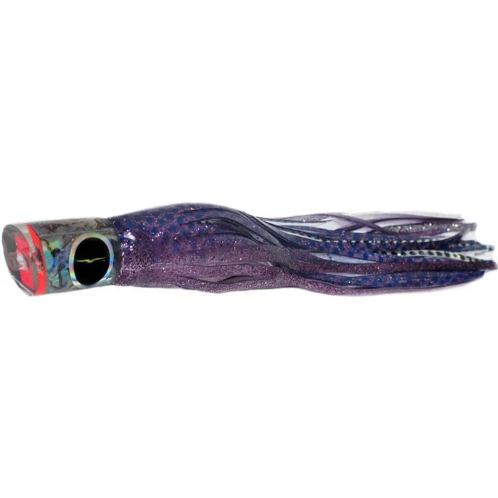 Fishing rod sturdy mount-Black Bart Bad Guy Medium Tackle Lure - Purple Blue Dot/White Black Dot