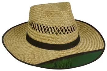 Fishing line thin power-Outdoor Cap Mens Straw Hat - Tinted 3" Brim 1 Size