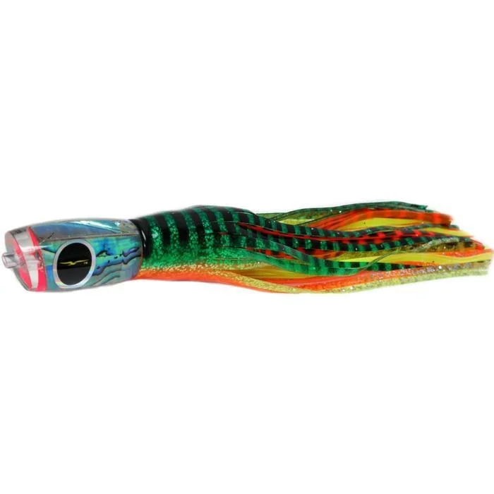 Fishing rod ice combo-Black Bart Mini 1656 Angle Medium Tackle Lure - Green Orange Tiger/Orange Yellow Tiger