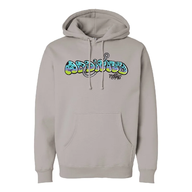 Fishing hook glow shank-Bubble Graffiti Hoodie