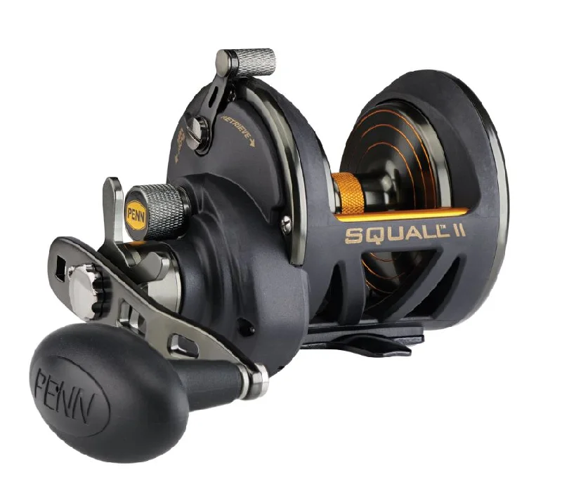 Fishing reel balanced drag-Penn Squall II 25 Star Drag Multiplier Sea Fishing Reel - 1522169