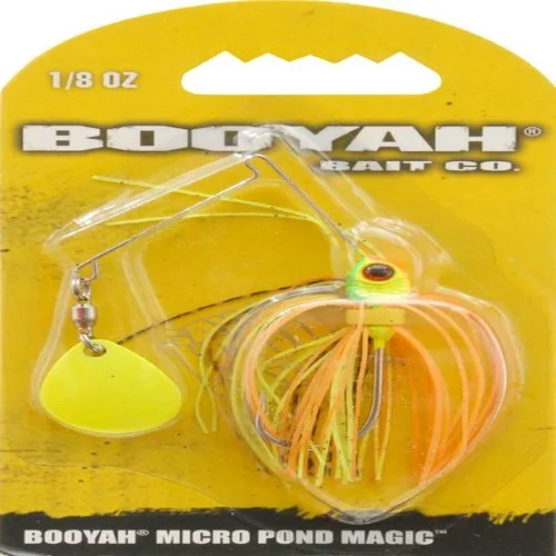 Fishing reel smooth power-BOOYAH 1/8 Oz Pumpkin Seed Micro Pond Magic Fish Lure