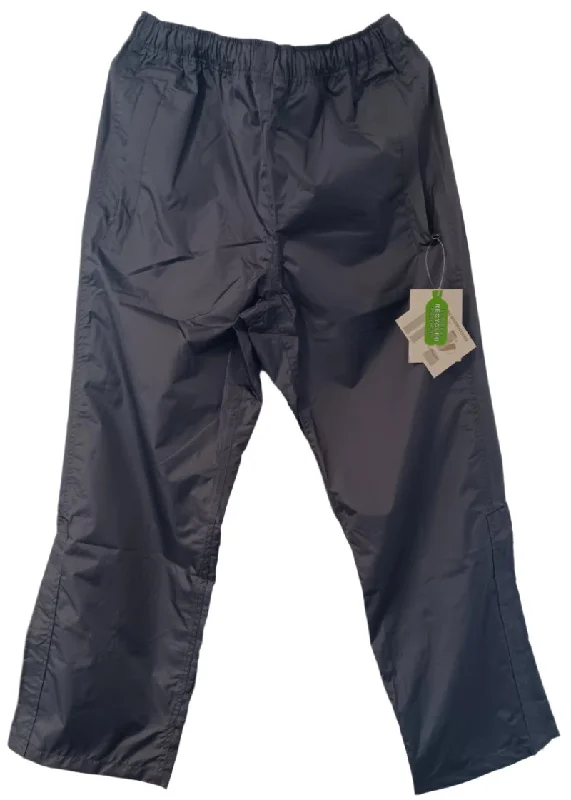 Fishing tackle side rack-Willapa Marine Brand Men's Rain Pants - Black or Gray