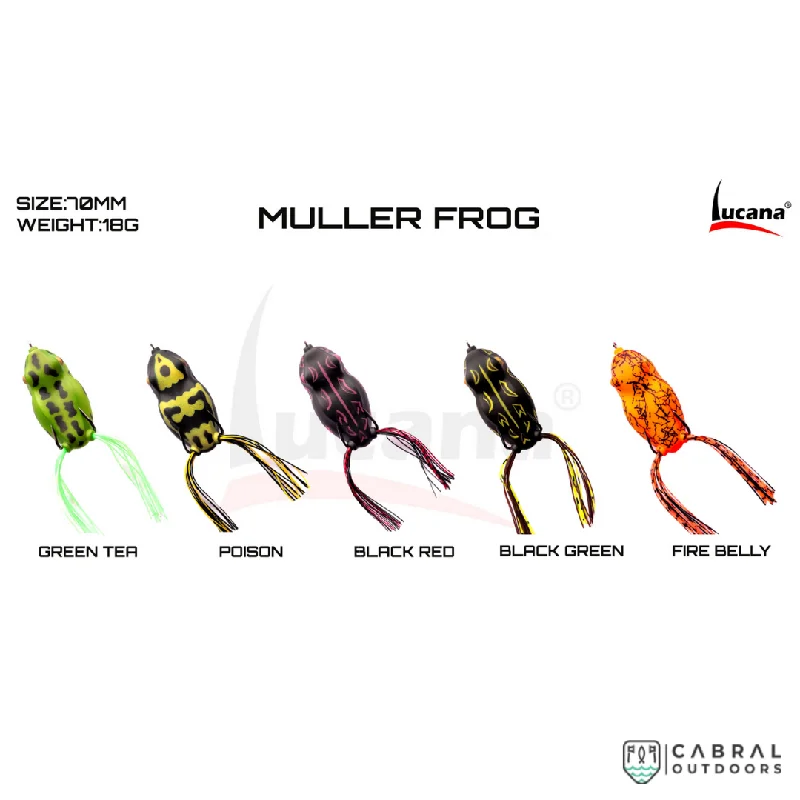 Fishing reel high strength-Lucana Muller Frog Lure 7cm | 18g