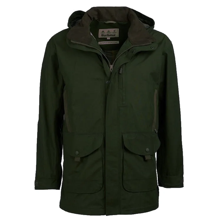 Fishing line wind resistant-Barbour Berwick Jacket - Forest Green - Limited Sizes Available