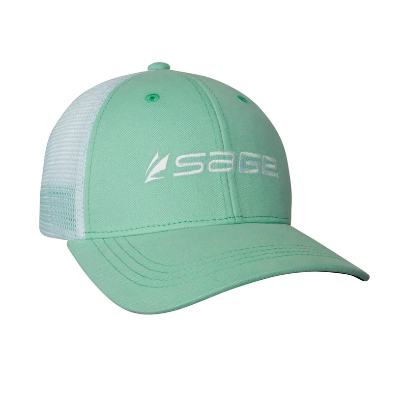 Fishing reel quick cast-Sage Mesh Back Hat Teal