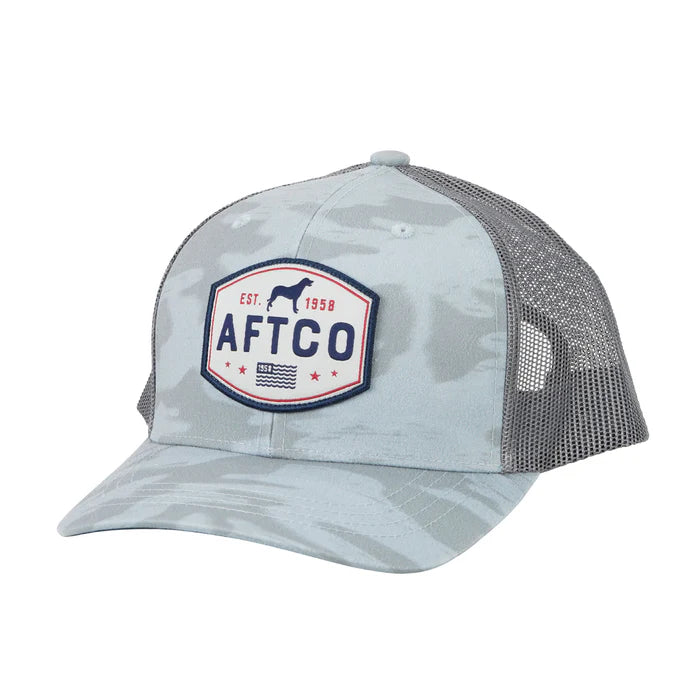 Best Friend Trucker | Light Gray Blur Camo