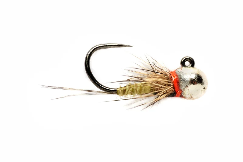 Fishing hook glow in dark-CROSTON'S FMJ LIGHT OLIVE QUILL BARBLESS