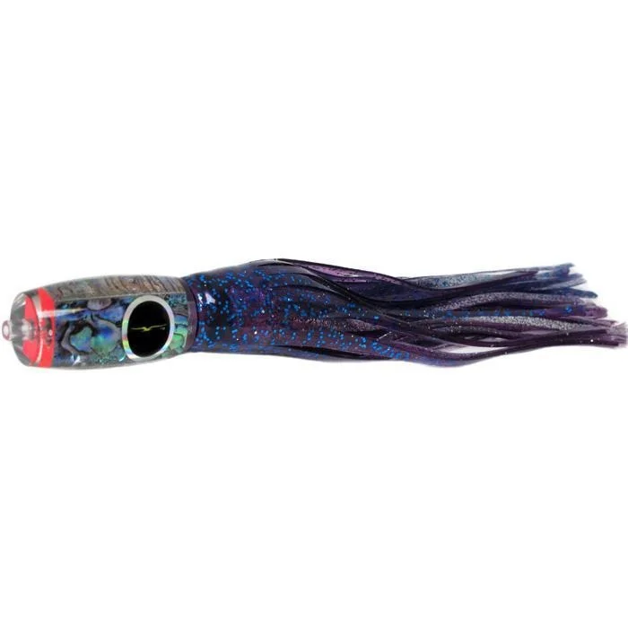 Fishing line smooth power-Black Bart Mini 1656 Flat Nose Medium Tackle Lure - Purple Fleck/Purple Blue Dot