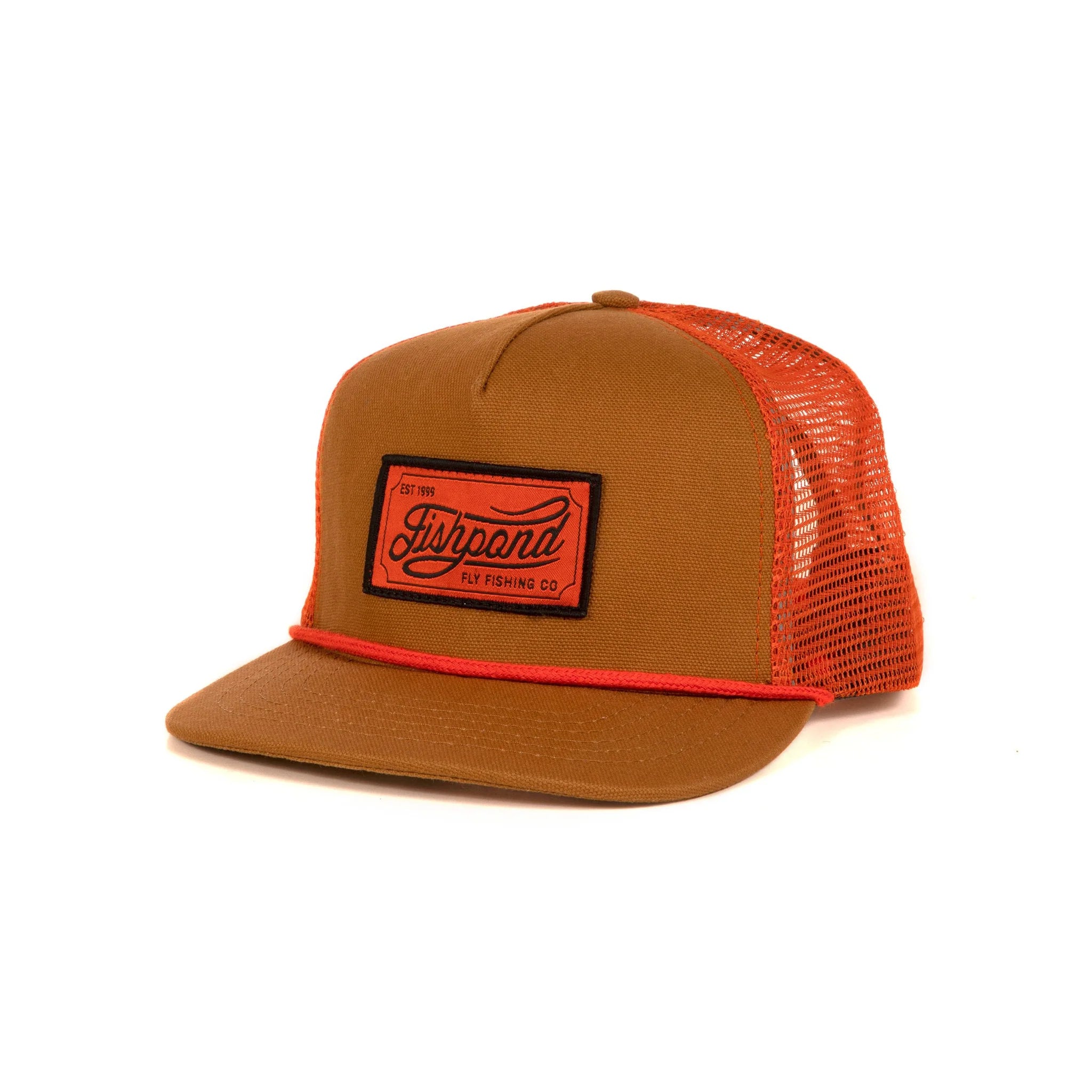 Fishing reel lightweight reach-Fishpond Heritage Trucker Hat - Sandbar/Orange