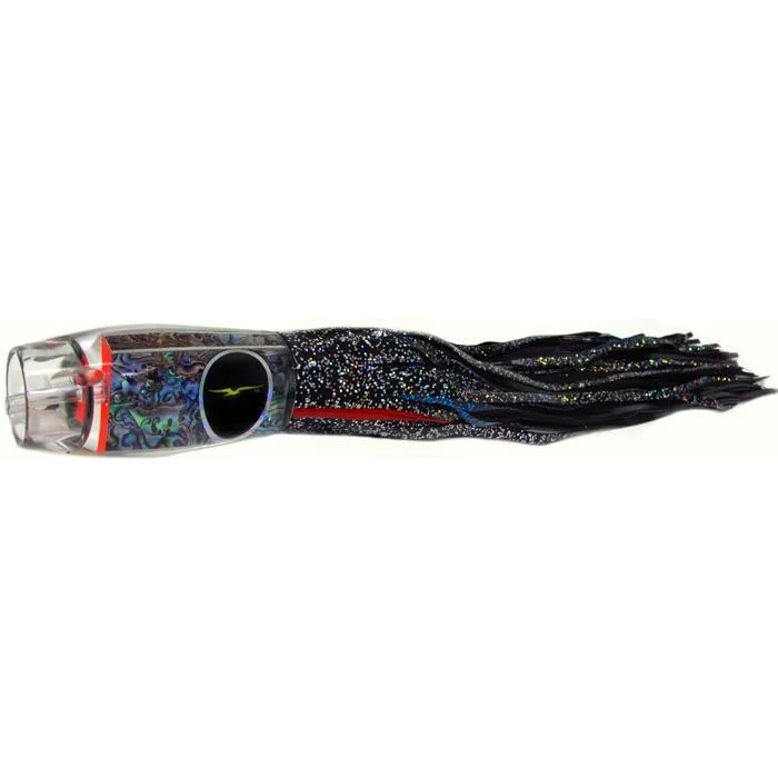 Fishing hook rust block-Black Bart Ascension ProJet Heavy Tackle Lure - Black Red/Purple Fleck