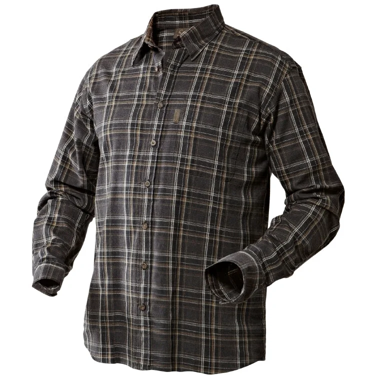 Fishing reel fast tension-Seeland Edwin Shirt - Flint Grey