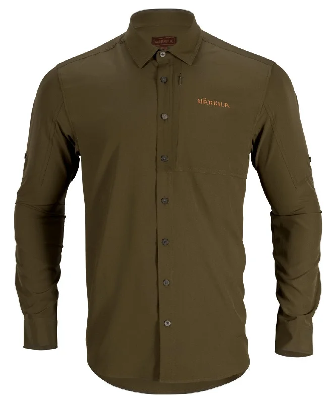 Fishing reel quick retrieve-Harkila Trail L/S Shirt