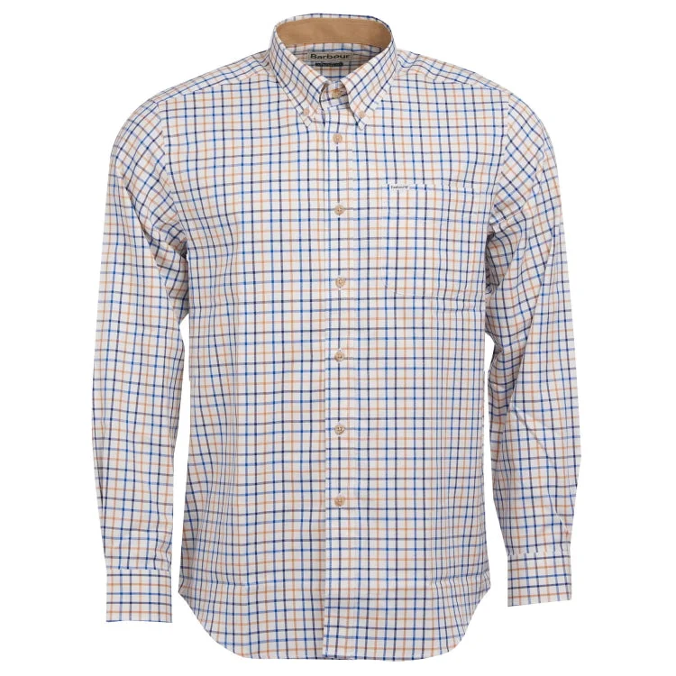 Fishing line durable control-Barbour Sporting Tattersall Shirt - Blue