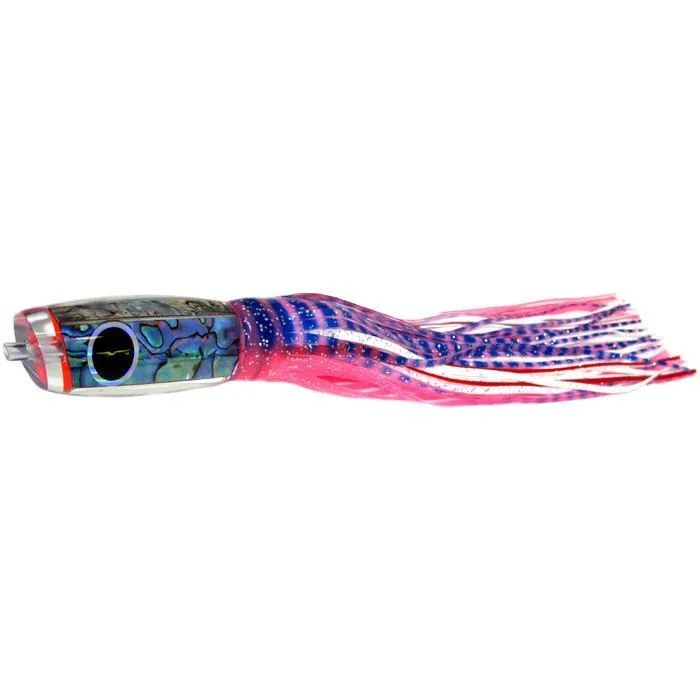 Fishing tackle stackable mount-Black Bart 1656 Angle Medium Heavy Tackle Lure - Pink Tiger/White