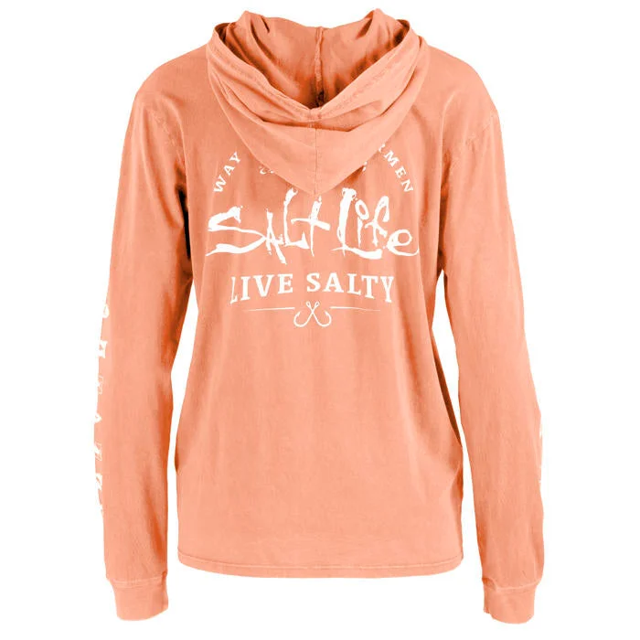 Fishing reel balanced spool-Salt Life Ocean Kin Hoodie