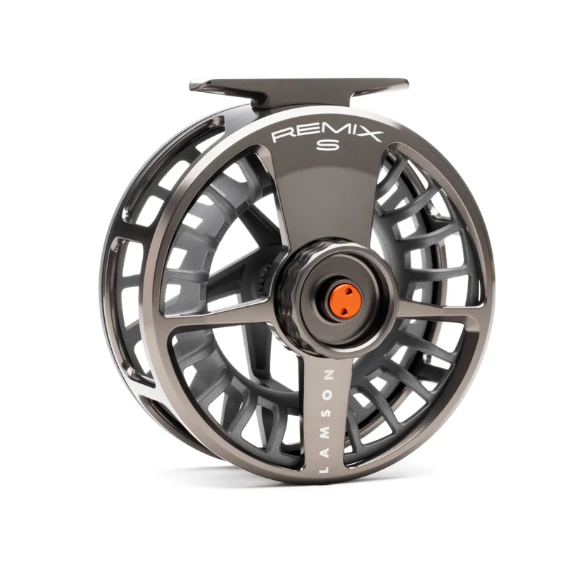 Fishing rod portable rack-Lamson Remix S HD Reel