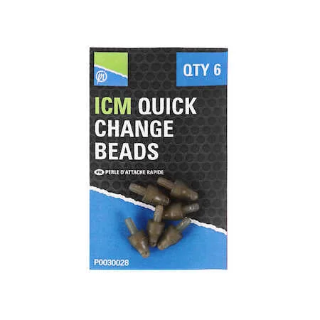 Fishing tackle quick dry-Preston Icm In-Line Quick Change Bead Ref-P0030028