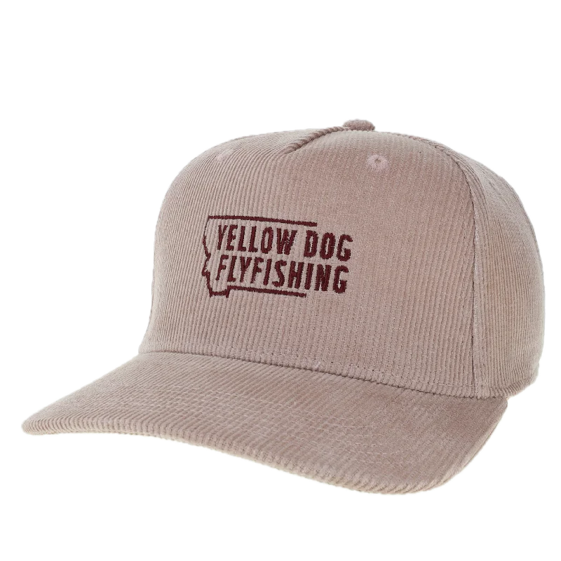 Fishing hook quick point-Yellow Dog Roadie Hat - Dusty Rose Corduroy