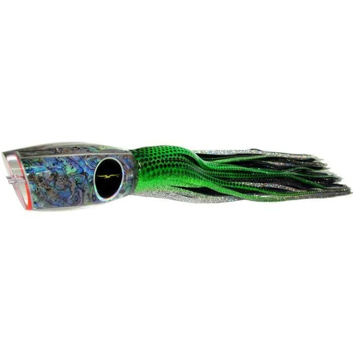 Fishing tackle stackable mount-Black Bart Braziliano Heavy Tackle Lure - Green Dot/Black Dot