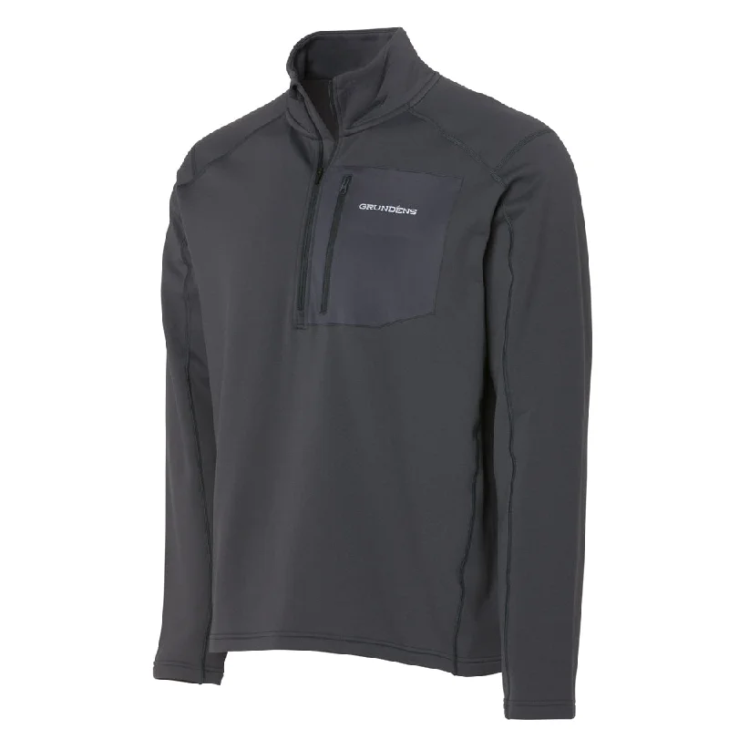 Fishing lure soft plastic-GRUNDENS GRUNDIES THERMAL 1/4 ZIP TOP