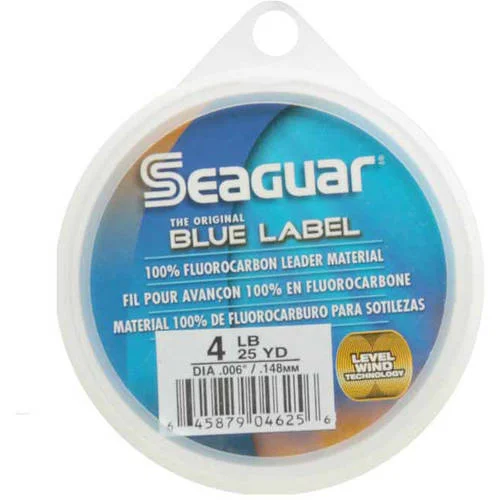 Fishing tackle stackable mount-04FC25 Red Label Saltwater Fluorocarbon Leader- 4 Lb Tested