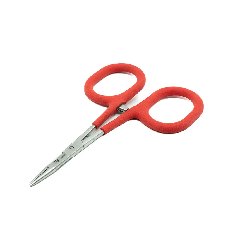 Fishing hook bait keeper-SA Tailout XL Scissor Clamp Red