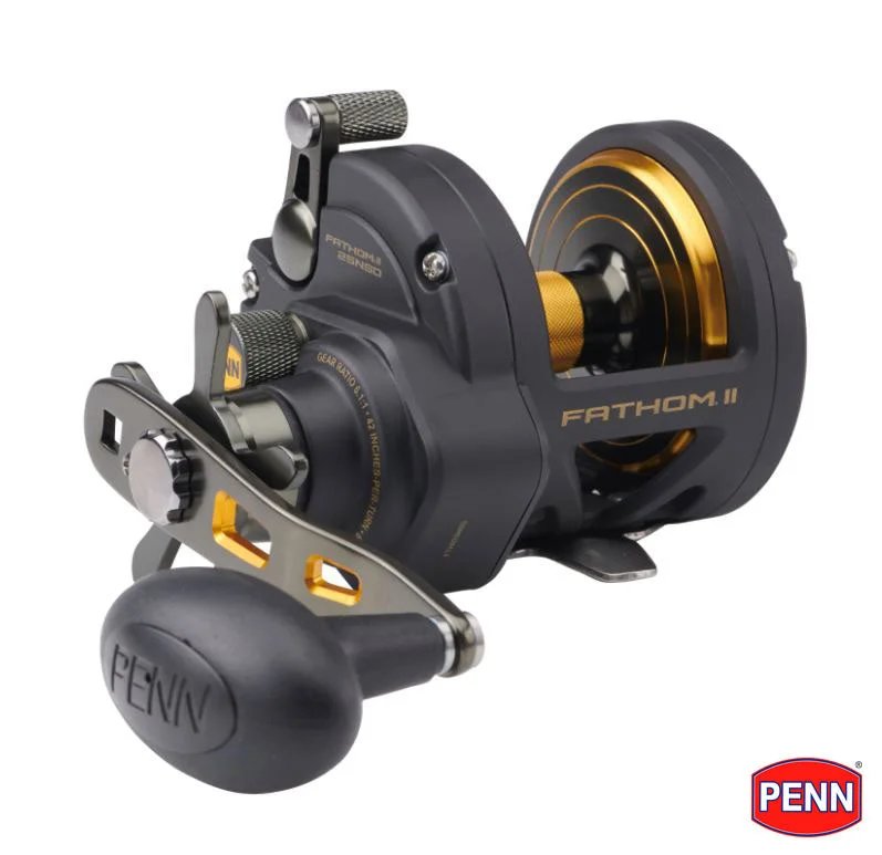 Fishing rod portable mount-New PENN® Fathom® II 25N Star Drag Multiplier Reel - 1505234