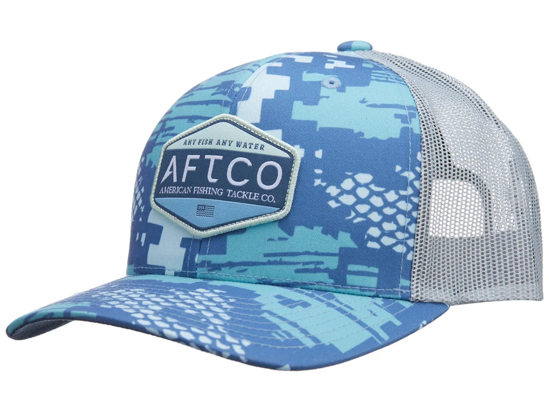 Fishing hook rust block-AFTCO Transfer Hat