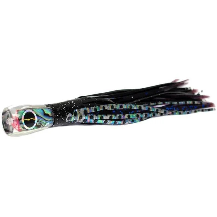 Fishing reel high stability-Black Bart Bully Micro Bait Lure - Black Dot/Purple Blue Dot