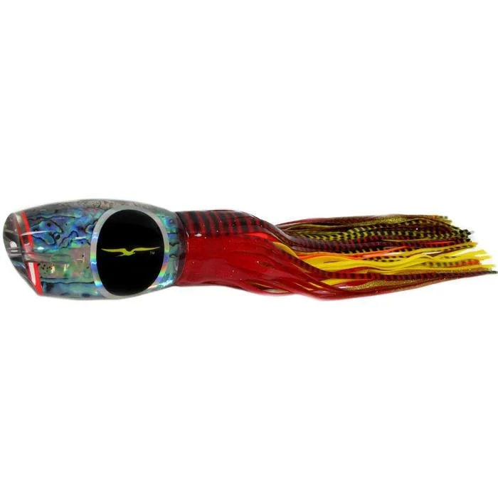 Fishing rod quick strap-Black Bart Breakfast Teaser - Red Black Tiger/Yellow Tiger