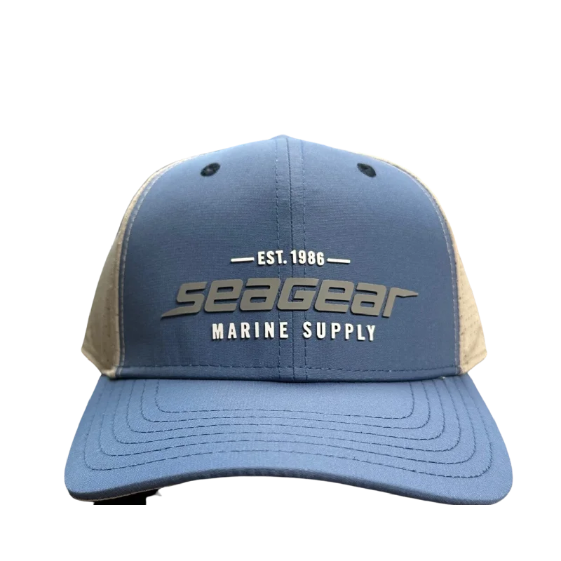 Fishing rod lightweight rack-Sea Gear Silicone Logo Hat